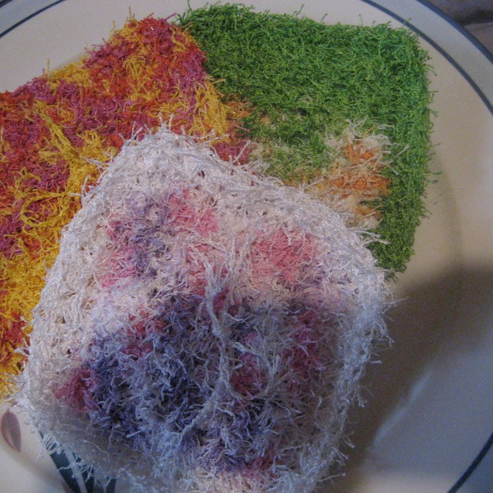 Handmade scrubbies - Picture 4 of 9